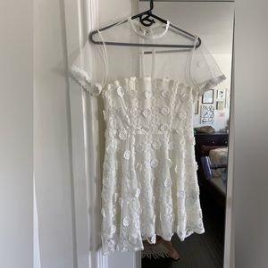 Little white dress— I bought this on posh mark and am not sure where it’s from